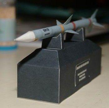 立体折纸手工制作模型剪纸 仿真 战争武器 导弹 火箭炮 3d纸模