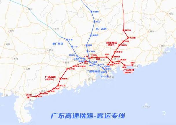 关于广湛高铁线路来看,其站点设置也是非常有讲究,并且在部分我们觉得