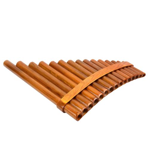 muspor 15管g调竹制排箫 pan flute(带箍)