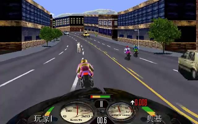 暴力摩托车2002试玩录像太费劲了老是花屏