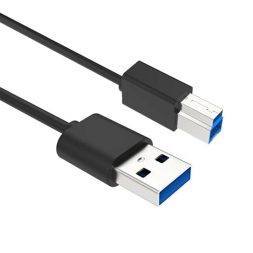 usb 3.0 type a to b cable male to male for scanners and printers