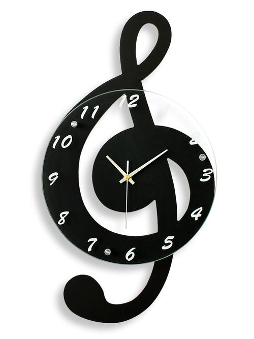 创意音符挂钟客厅艺术装饰时钟