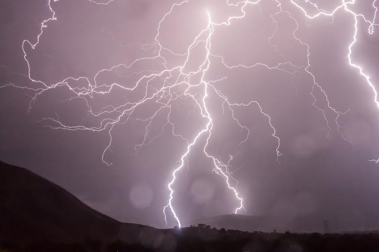 电光石火的闪电图片大自然自然现象天空闪电