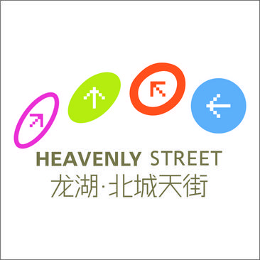 龙湖北城天街logo标志
