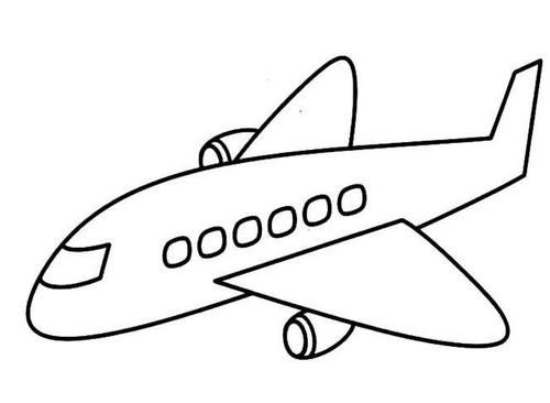 飞机简笔画教程-教你画简单的客机