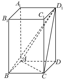 [详解] 因为长方体中,侧棱和底面垂直, 因此即为三棱锥的高, .