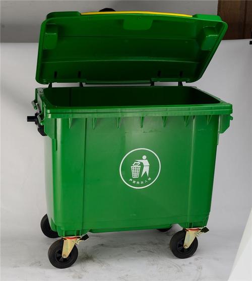 西安660升塑料垃圾桶大型环卫厨余垃圾桶厂