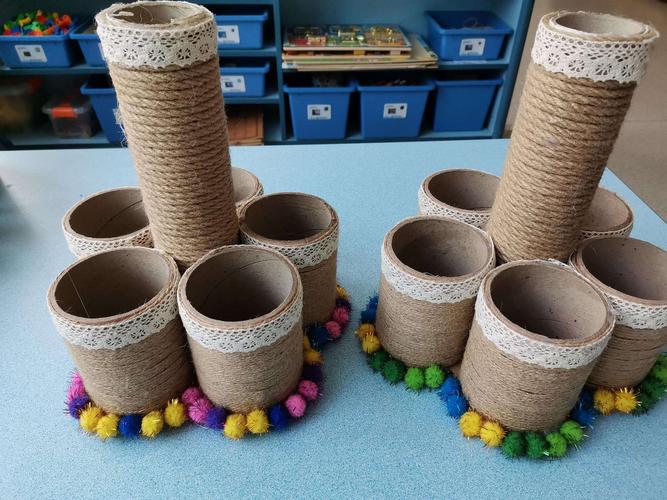 小纸筒,趣用大----滨海中心幼儿园纸筒改造活动