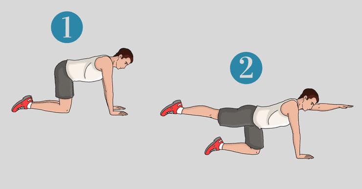 腰背同时如何锻炼(6个腰背核心肌群锻炼和伸展动作图解)