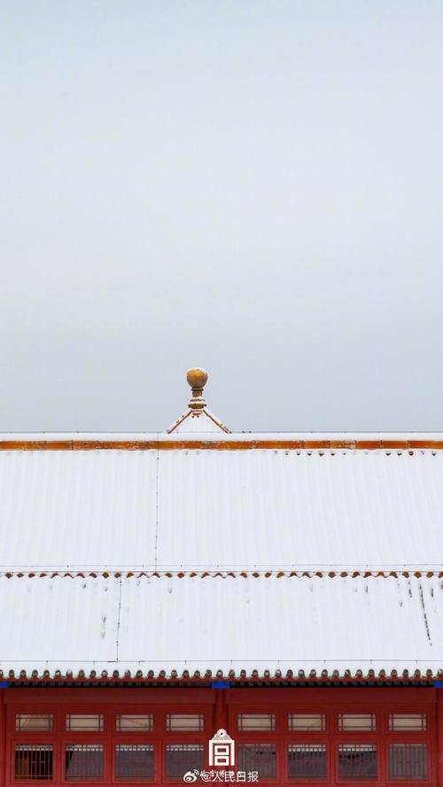 故宫白雪红墙的氛围感##故宫雪景壁纸再上新