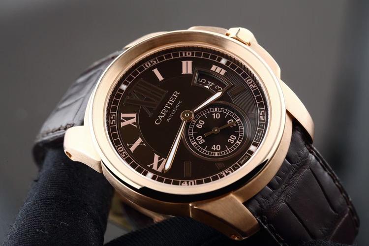 一口价[9.5新]卡地亚卡利博系列w7100007自动机械男士手表