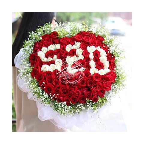 520情人节红玫瑰花束大连市甘井子旅顺口金州区鲜花