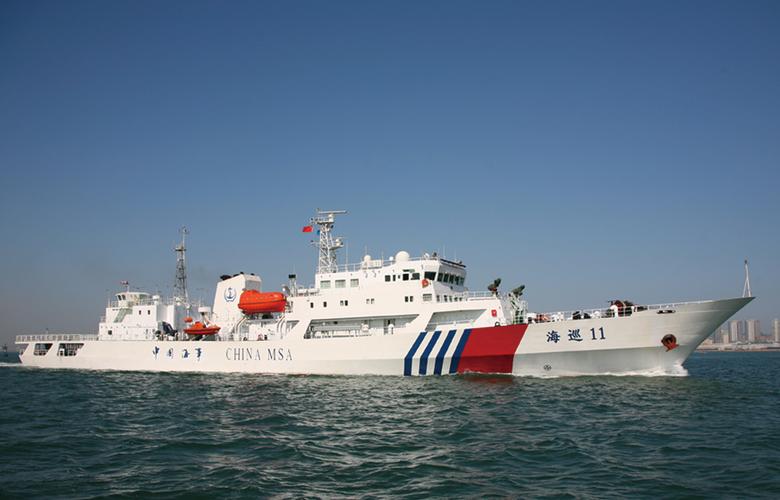 中国最先进海巡船巡视北方海域