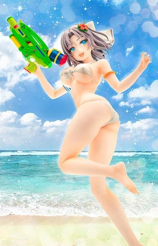 《闪乱神乐:沙滩戏水》yumi泳装手办 撩人身姿诱惑