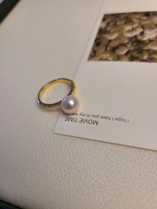 经典简约的珍珠戒指