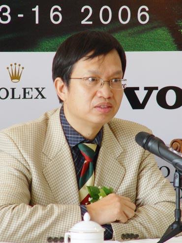 图文-volvo中国公开赛重返北京 鸿华董事长李皓