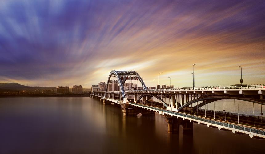 城市大桥夜景图片夜景风景景色大桥其他地方