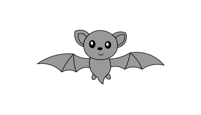 蝙蝠简笔画 - 天奇教育