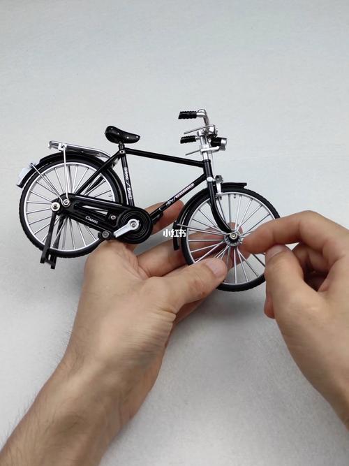 二八大杠合金自行车模型组装拼装 #模型   #自行车   #手工   #拼装