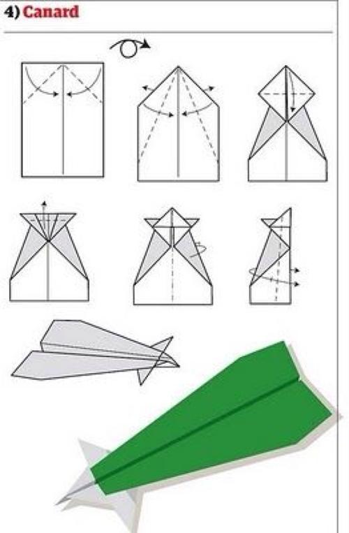 怎样折叠纸飞机?