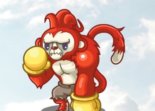 洛克王国:火爆猴的进化之路,一拳灭掉boss,曾称霸擂台