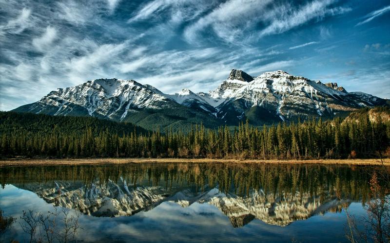 山,加拿大,壁纸高清原图下载