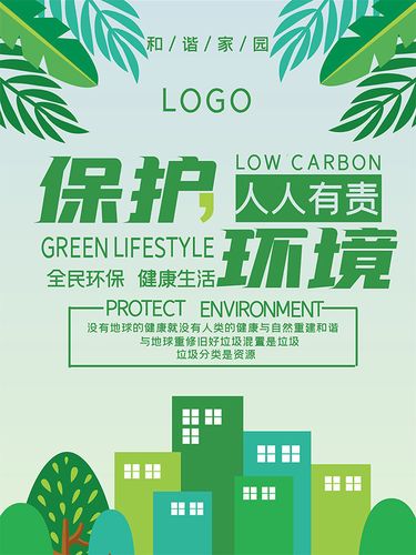 绿色保护环境环保海报设计