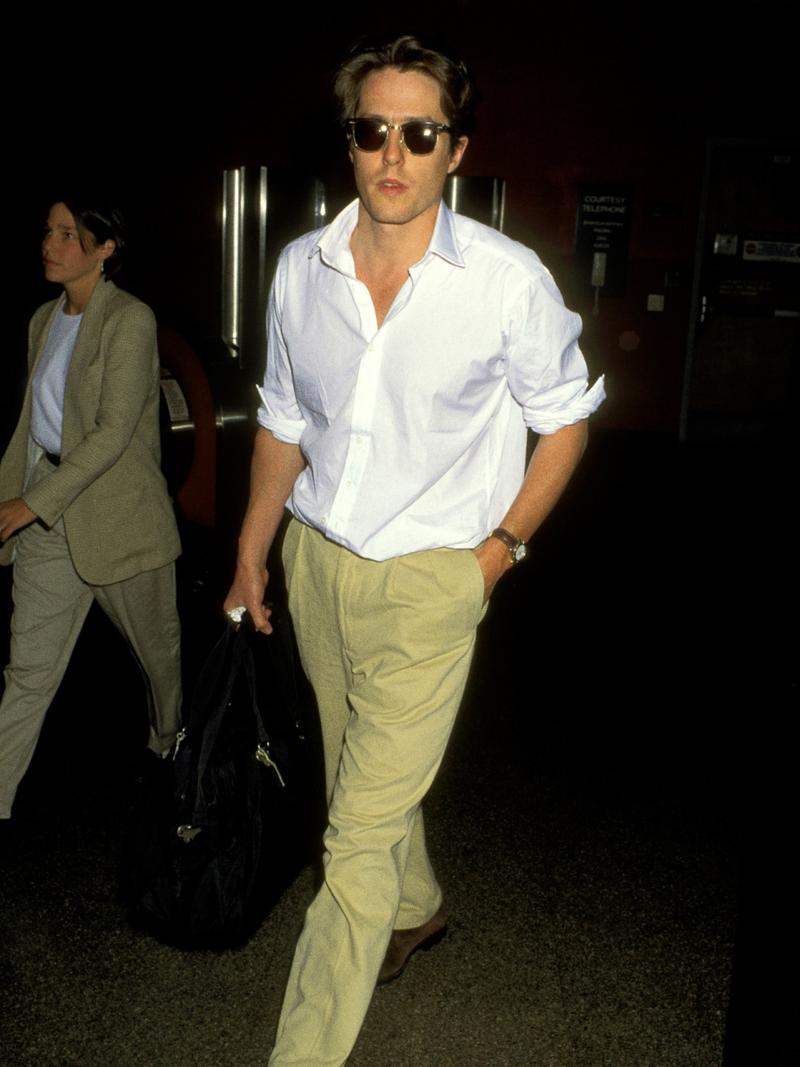 英国简单时髦男人的范本:休·格兰特 1990年代的hugh grant穿衣风格
