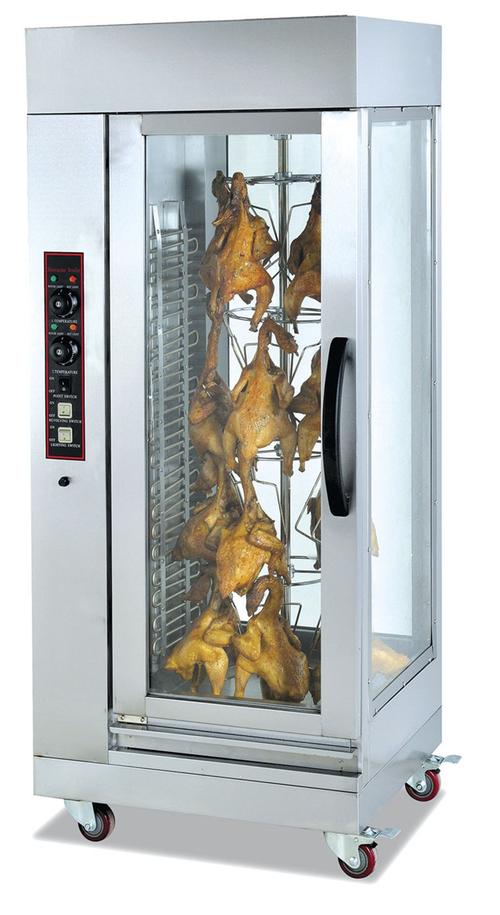 劲卓eb-206立式商用电烤鸡炉奥尔良自动旋转烧鸡炉带定时器温控