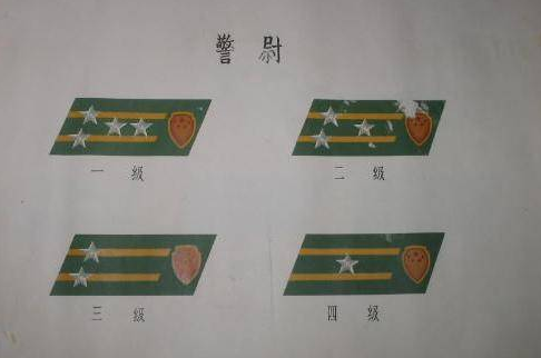 50年代前期,解放军部队开始设计55式军服,同时正在评定军衔.