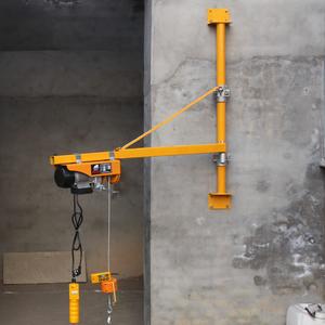 微型电动葫芦支架家用小吊机室内吊运机装修小型起重机220v单立柱