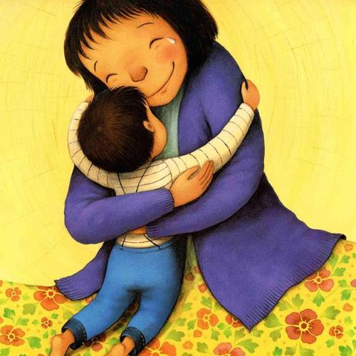 妈妈的拥抱就能给孩子爱的滋养