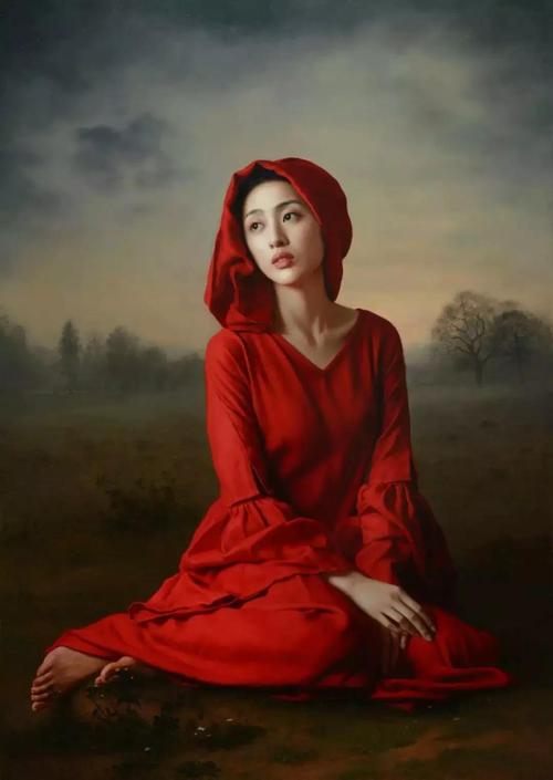 东方女性的古典美——王能俊写实人物油画作品欣赏
