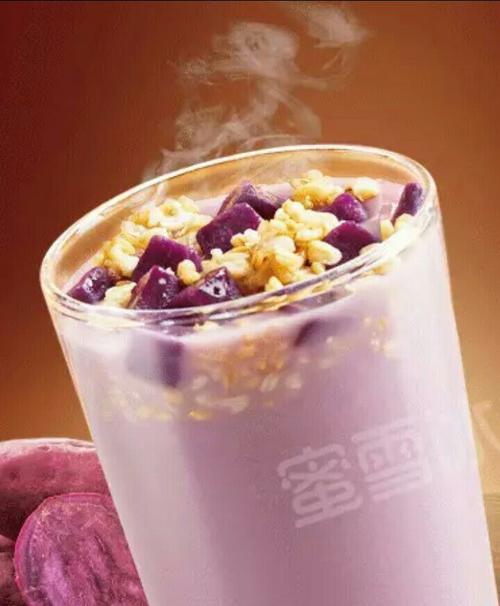 紫薯麦麦拿铁——天然有纤维