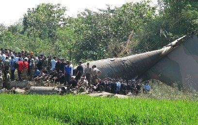 印尼一军用机失事 死亡人数已至98人