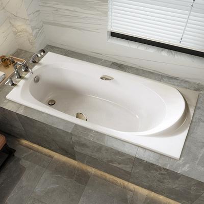 成人家用toto珠光深泡浴池嵌入式头枕浴盆15米ppy1590p普通浴缸
