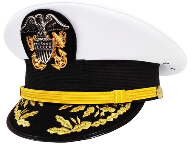 厂家批发美国正品海军帽 爵士帽 船长帽 船长帽 国航大盖帽
