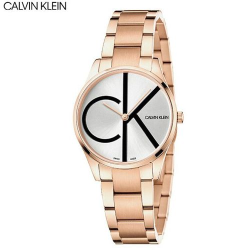 ck卡文克莱calvinklein手表time系列白玫瑰石英女表瑞士腕表