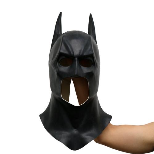 蝙蝠侠面具cos黑暗骑士崛起舞会派对面具万圣节乳胶头套电影道具
