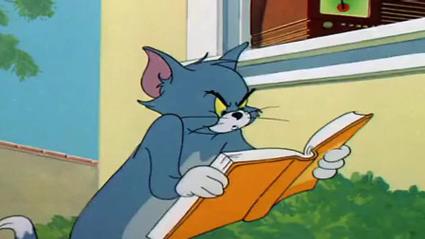 猫和老鼠:杰瑞写有关汤姆的书,汤姆自己看着,都哈哈大笑!