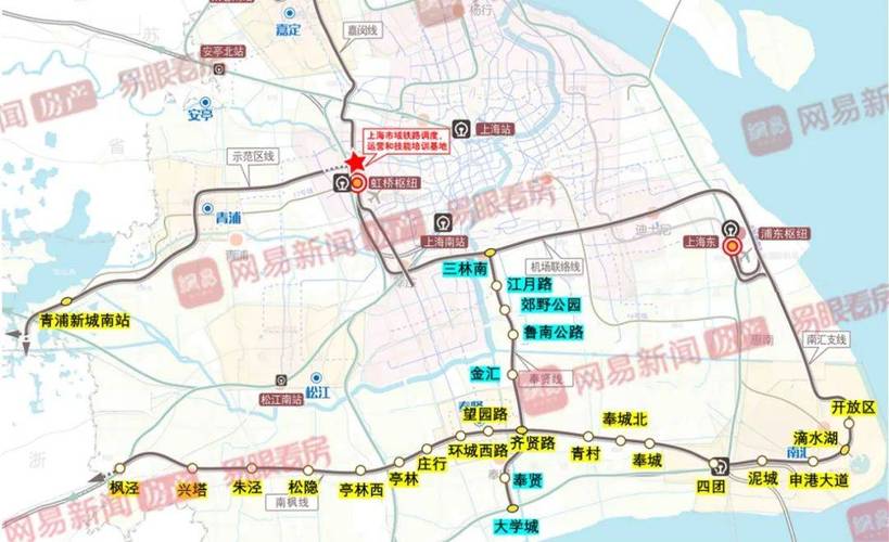 此外还有3条轨交市域线南枫线,奉贤线和示范区线公布了最新设站信息