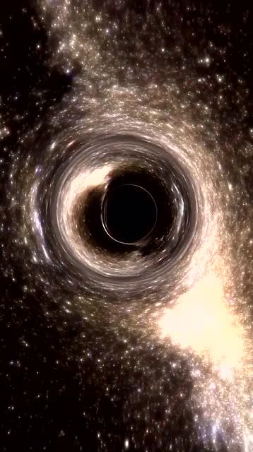 你见过真正的黑洞吗,镜头实拍黑洞,感觉要被吞噬了一样!
