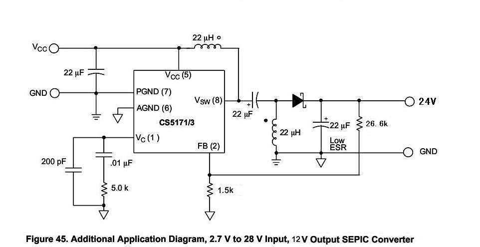 求dc-dc升压开关电源12v-24v的电路