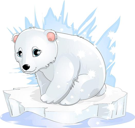 卡通北极熊平面广告素材免费下载(图片编号:5983203)-六图网
