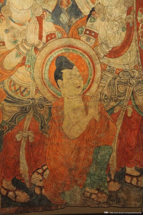 柏孜克里克石窟壁画,11世纪,1909-1910间被揭取