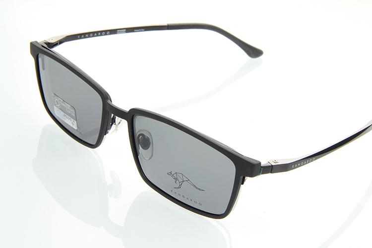 暑期款kangaroo袋鼠眼镜框架超轻金属近视套镜夹片kp3193029