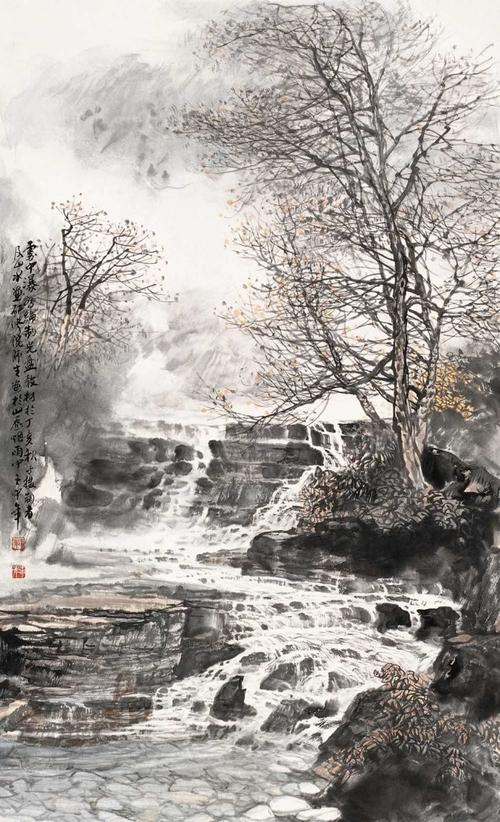 中国山水画的"s"构图构图是使山水画作品具有生命力和表现力的重要