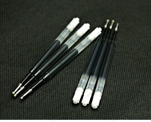 9.9圆珠笔芯 424中性芯金属油笔芯旋转笔按动笔替换芯厘米通用g2