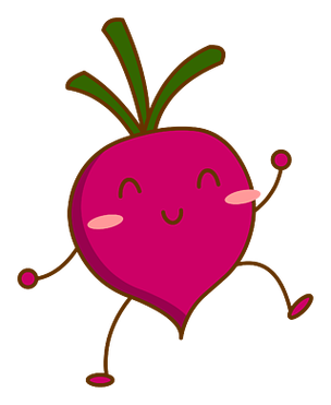 可爱卡通蔬菜胡萝卜萝卜手绘蔬菜食物卡通插画元素卡通可爱蔬菜红色圆
