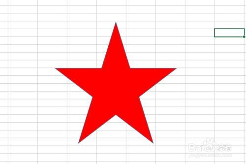 excel2016如何插入红色五角星